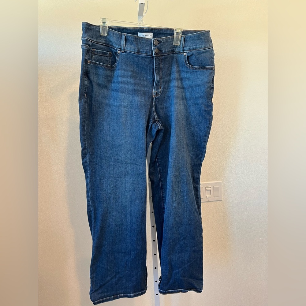 Lane Bryant Women's Straight Leg Blue Jeans